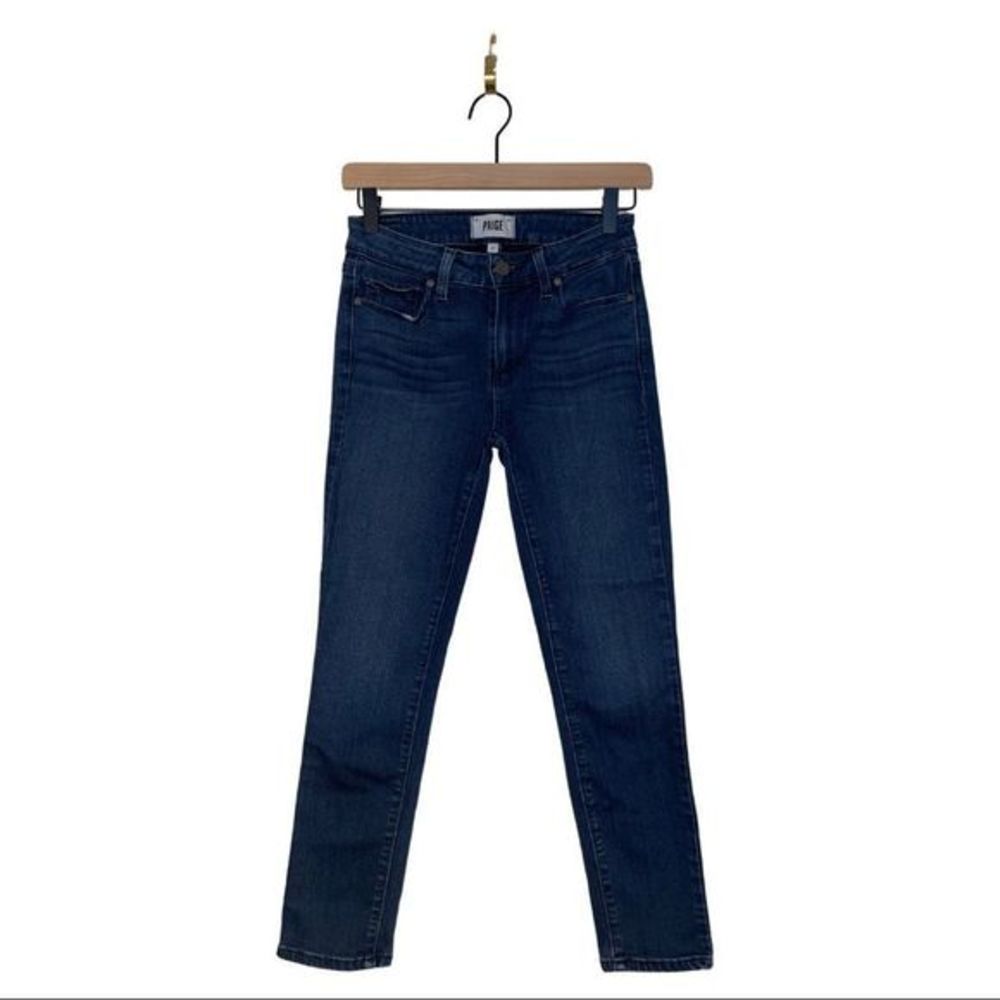 Paige Verdugo Crop Cotton Blend Jeans